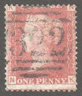 Great Britain Scott 33 Used Plate 76 - NK - Click Image to Close